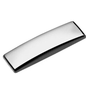 TAPA BISAGRA DE BRAZO RECTO NIQUELADA