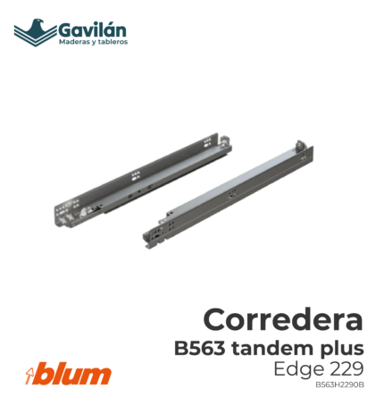 B563H2290B Corredera B563 tandem plus Edge