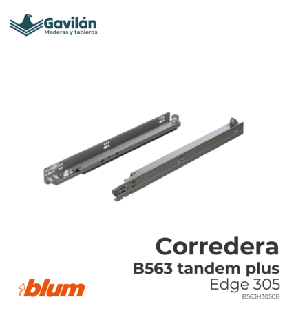 B563H3050B Corredera B563 tandem plus edge