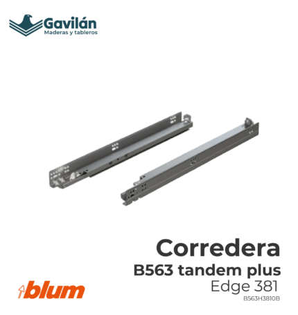 B563H3810B Corredera B563 tandem plus edge
