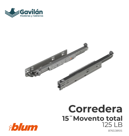 B763.3810S Corredera 15 Movento total 125 LB