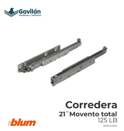 B763.5330S Corredera 21 Movento total 125 LB