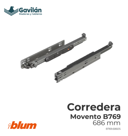 B769.6860S Corredera Movento B769 686mm