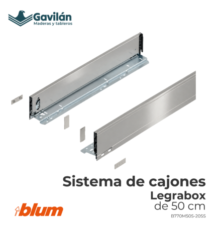 B770M50S 20SS Sistema de cajones Legrabox de 50cm