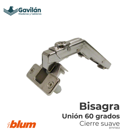 B79T853 Bisagra unión 60 grados Cierre suave