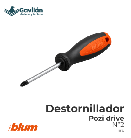 BPD Destornillador Pozi drive N°2
