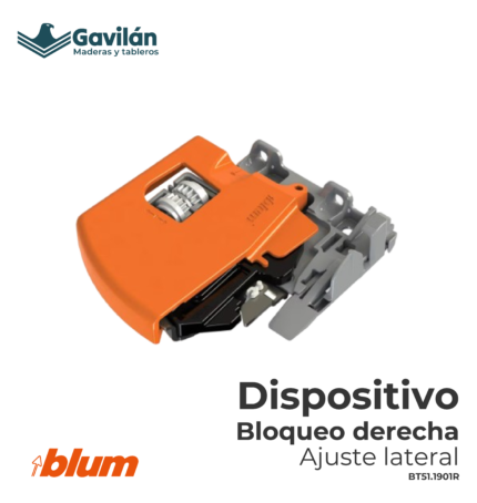 BT51.1901R Dispositivo Bloqueo derecha Ajuste lateral