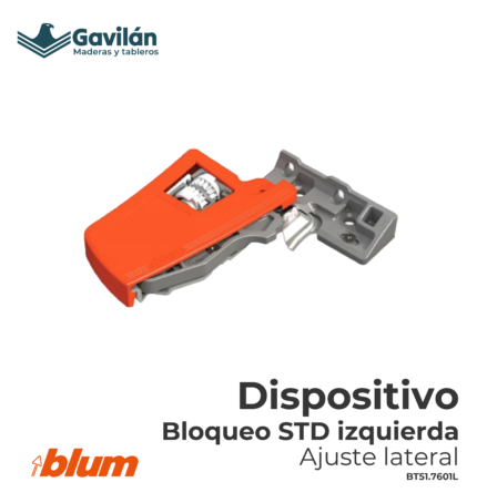 BT51.7601L Dispositivo Bloqueo STD izquierda Ajuste lateral