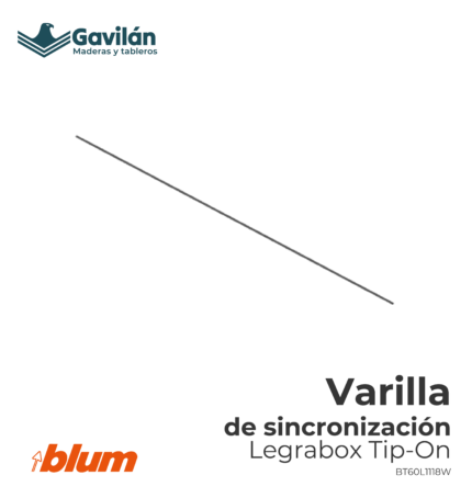 BT60L1118W Varilla de sincronización Legrabox Tip On