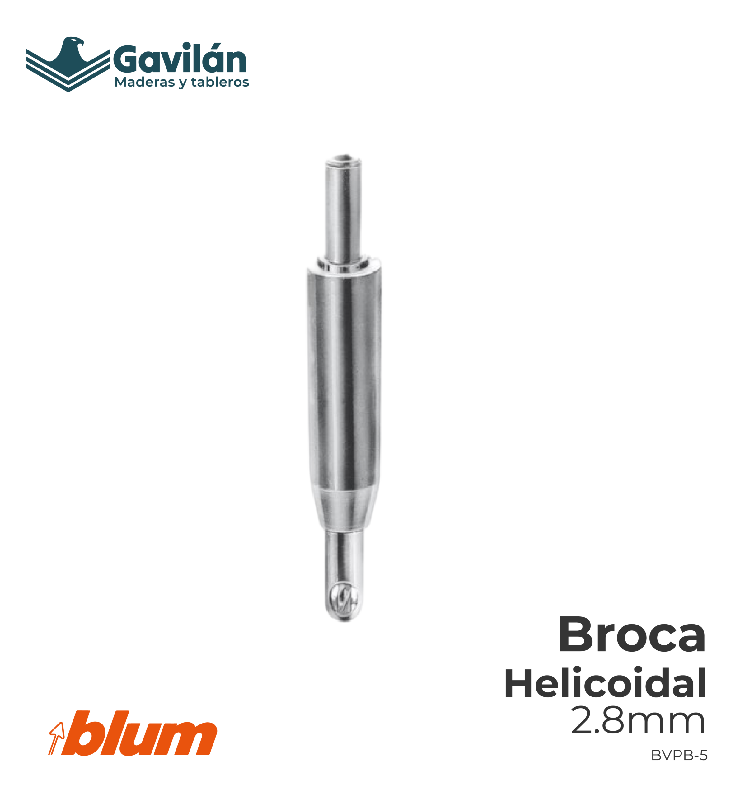 BVPB-5 Broca Helicoidal 2.8mm BVPB 5 Broca Helicoidal 2.8mm
