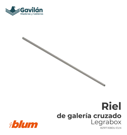 BZR7.1080U ELN Riel de galería cruzado Legrabox