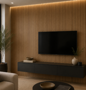120039766 Lambrin Teak 12x280 MDF