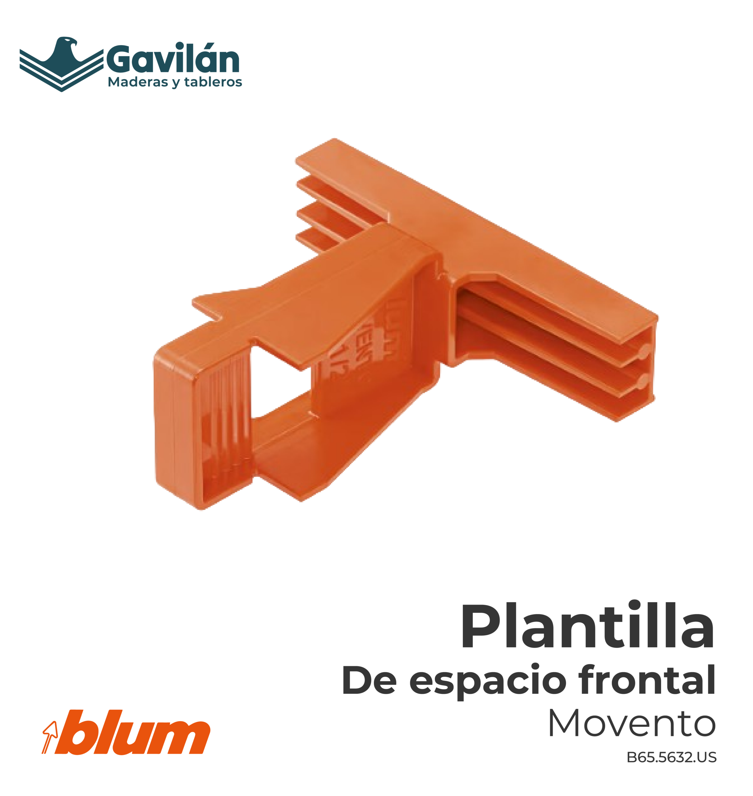 B65.5632.US Plantilla de espacio frontal movento