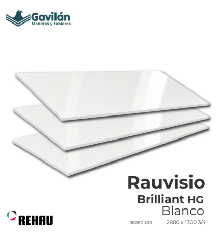 380511 001 RAUBRILLIANT BIANCO HG 18.6x1220x2800mm